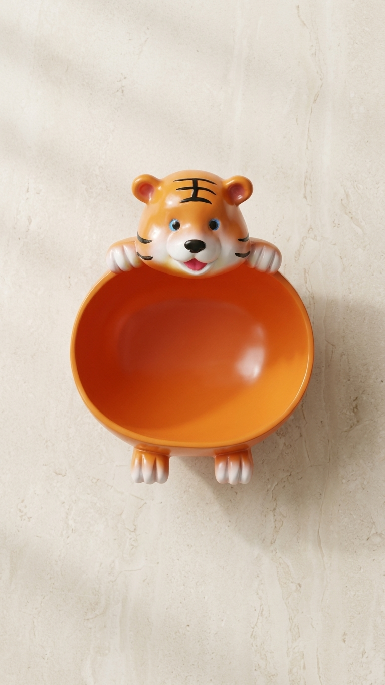 Handcrafted Tiger Holder Bowl – Premium Decorative Catchall Organizer for Home Entrance & Tabletop