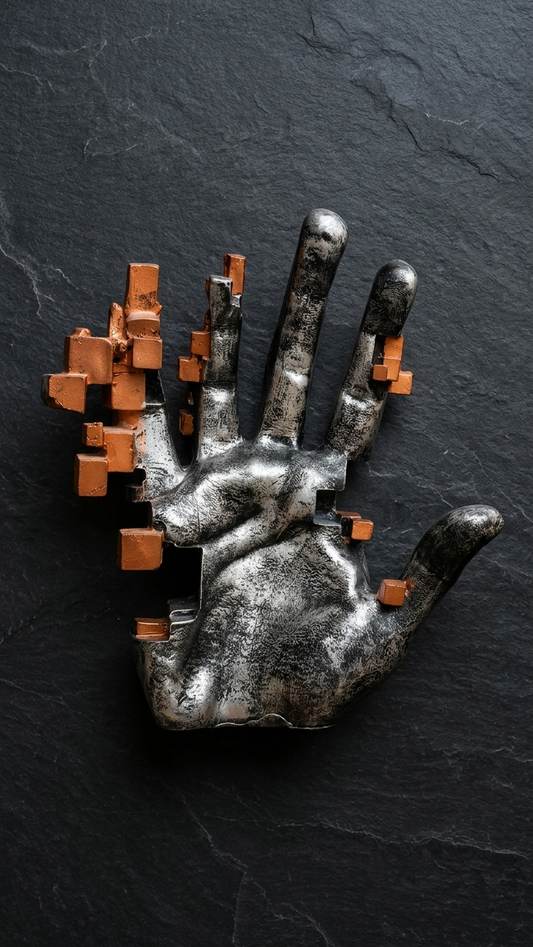 Abstract hand sculpture home decor India – Luxury Modern Home Decor Showpiece India