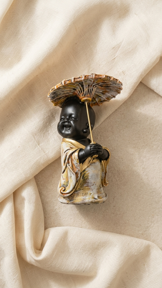Handcrafted Monk Baby Showpiece