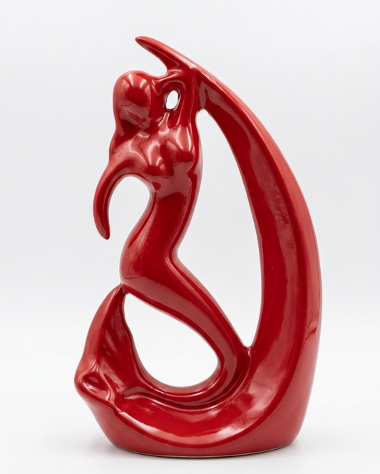 Royal Red Lady Abstract Showpiece