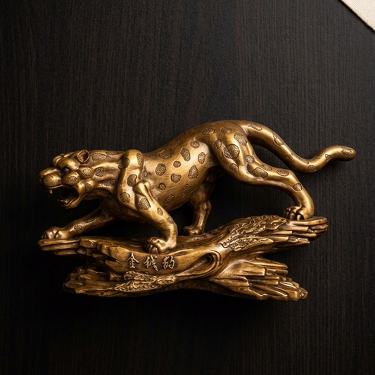 Leopard statue