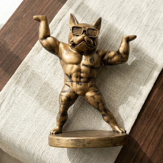 Handcrafted Cool Bulldog Showpiece