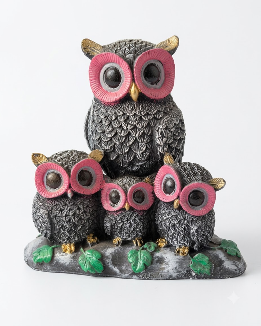 Owl Family Showpiece Set of 4