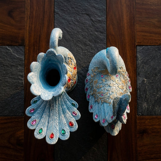 Blue Swan Showpiece Set