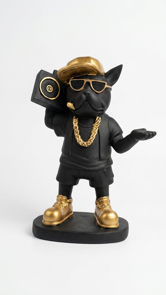 Hip-Hop French Bulldog Showpiece