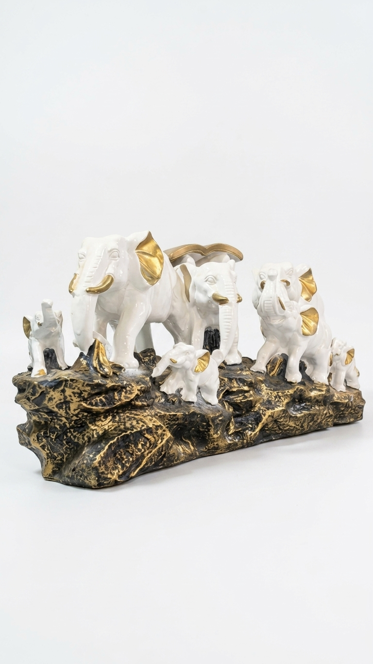 Royal White Elephant Family