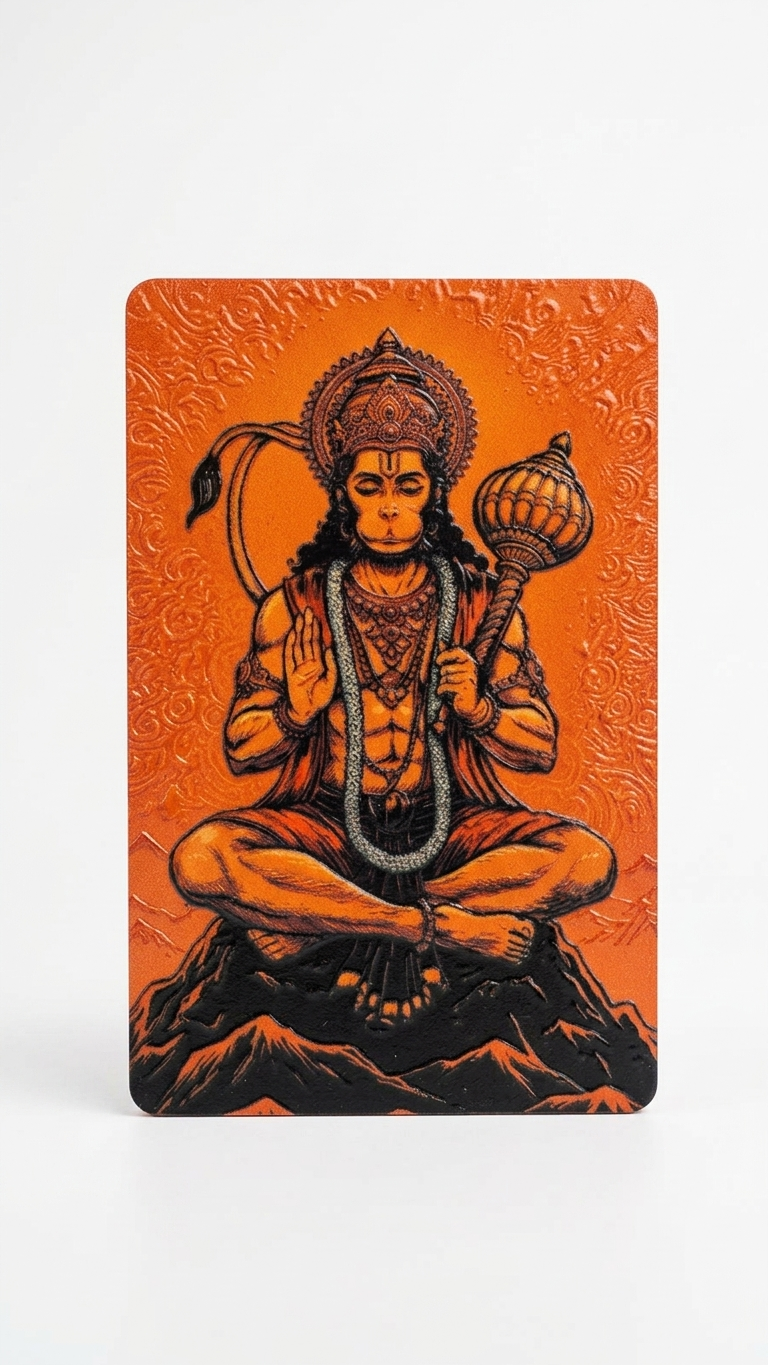 Handcrafted Hanuman Fridge Magnet