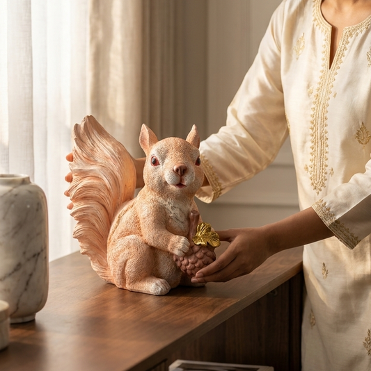 Handcrafted Squirrel Showpiece