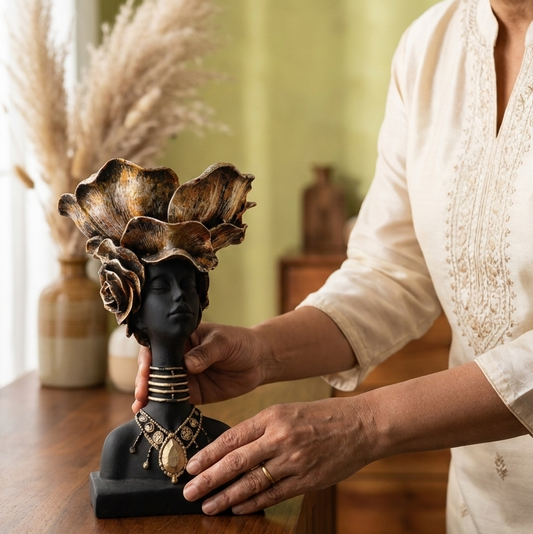 African Lady with Crown