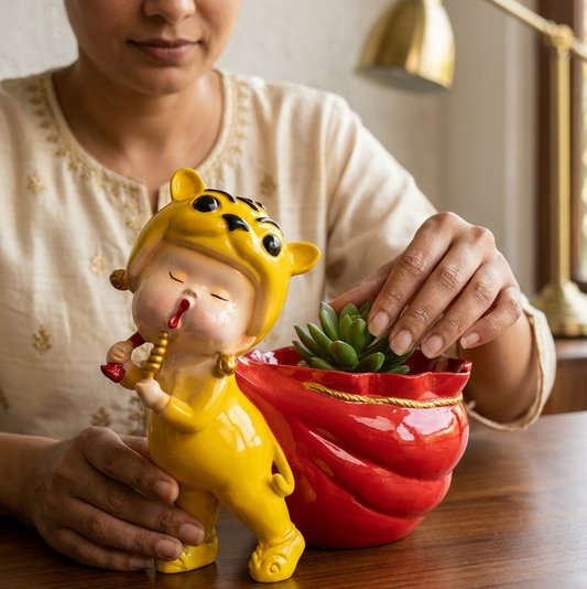 Cute Baby Planter Showpiece