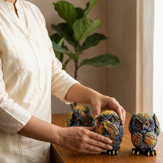 Three Wise Owls