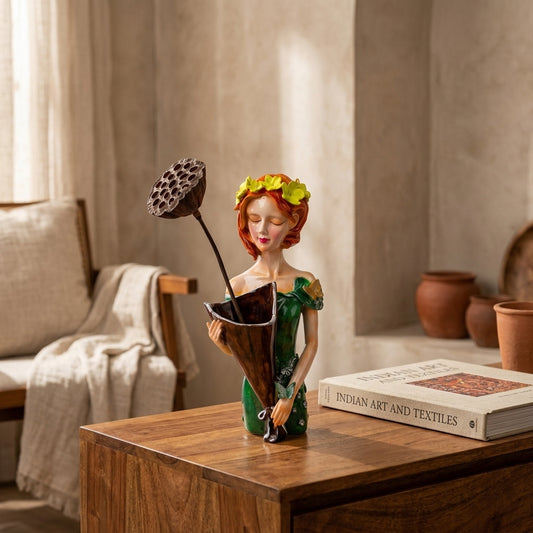 Handcrafted Butterfly Lady Planter
