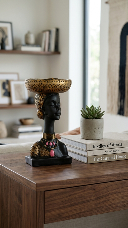 Handcrafted Tribal Lady Showpiece