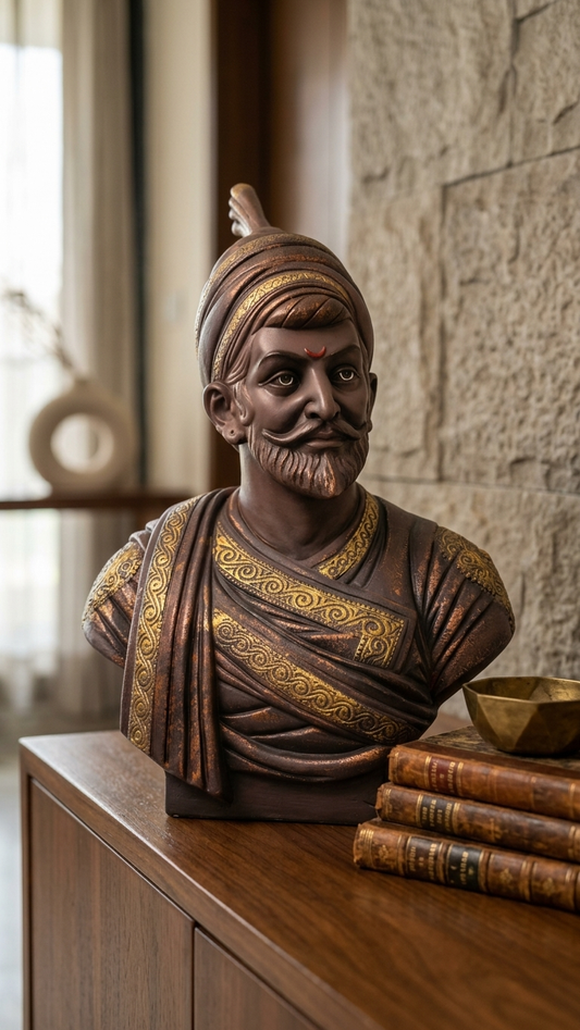 Chhatrapati Shivaji Maharaj Sculpture – Premium Heritage Decor Statue