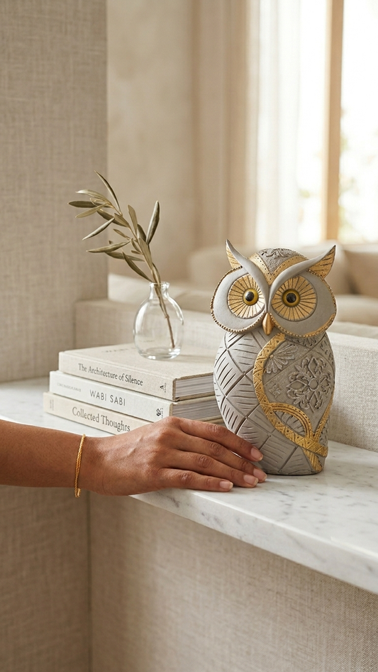 Handcrafted Owl Showpiece