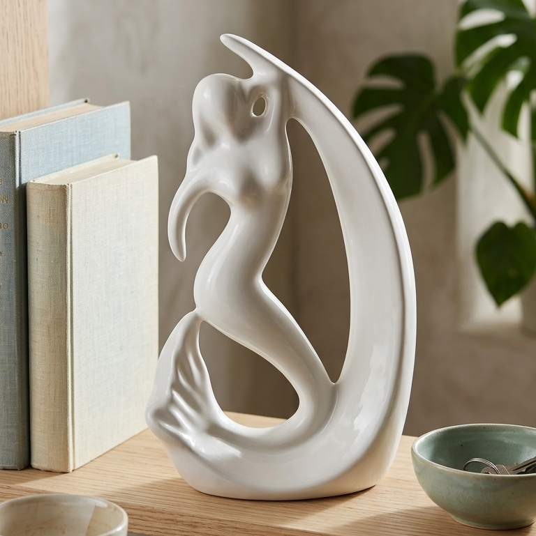 Royal Red Lady Abstract Showpiece