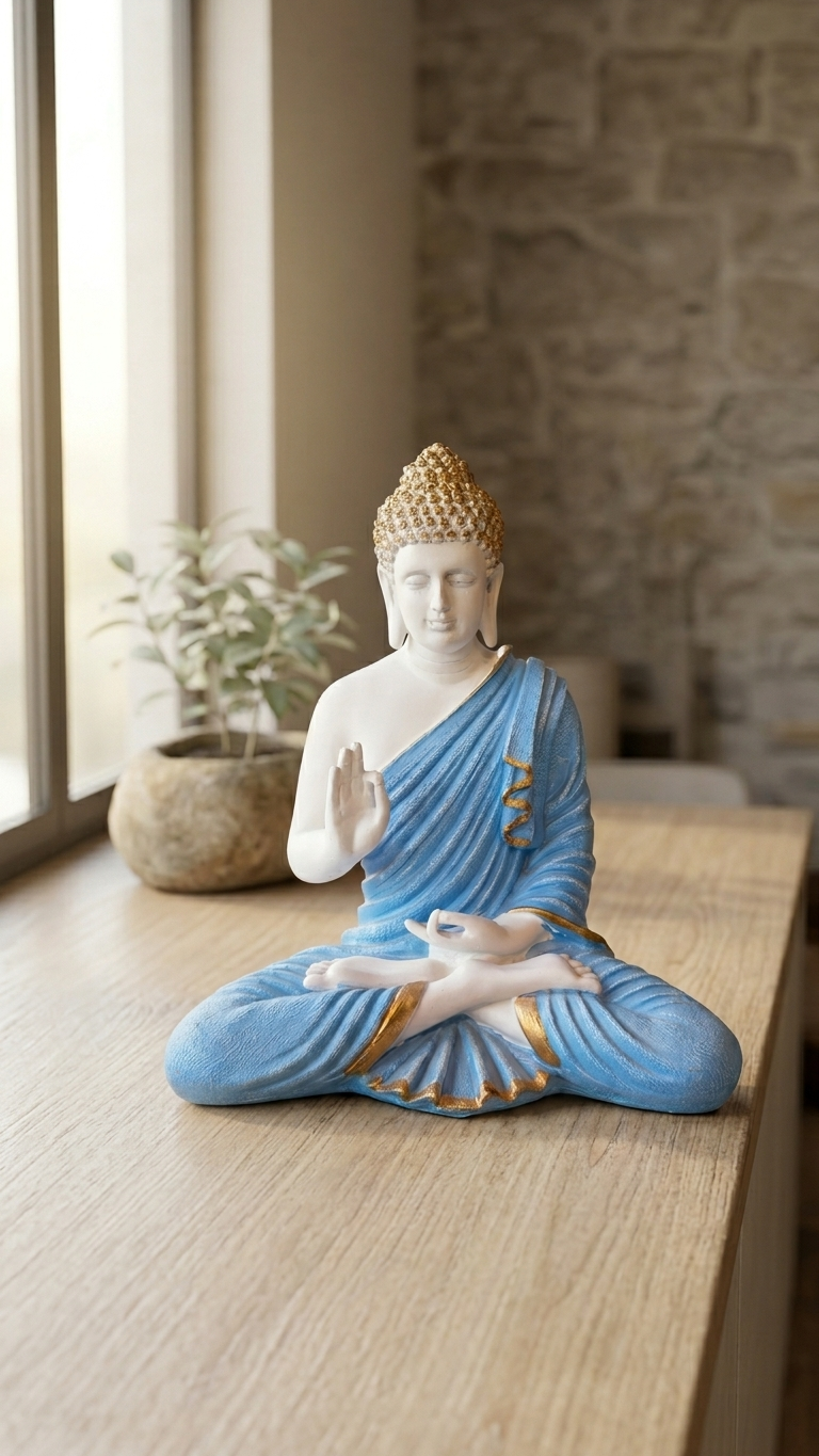 Meditating Buddha Idol