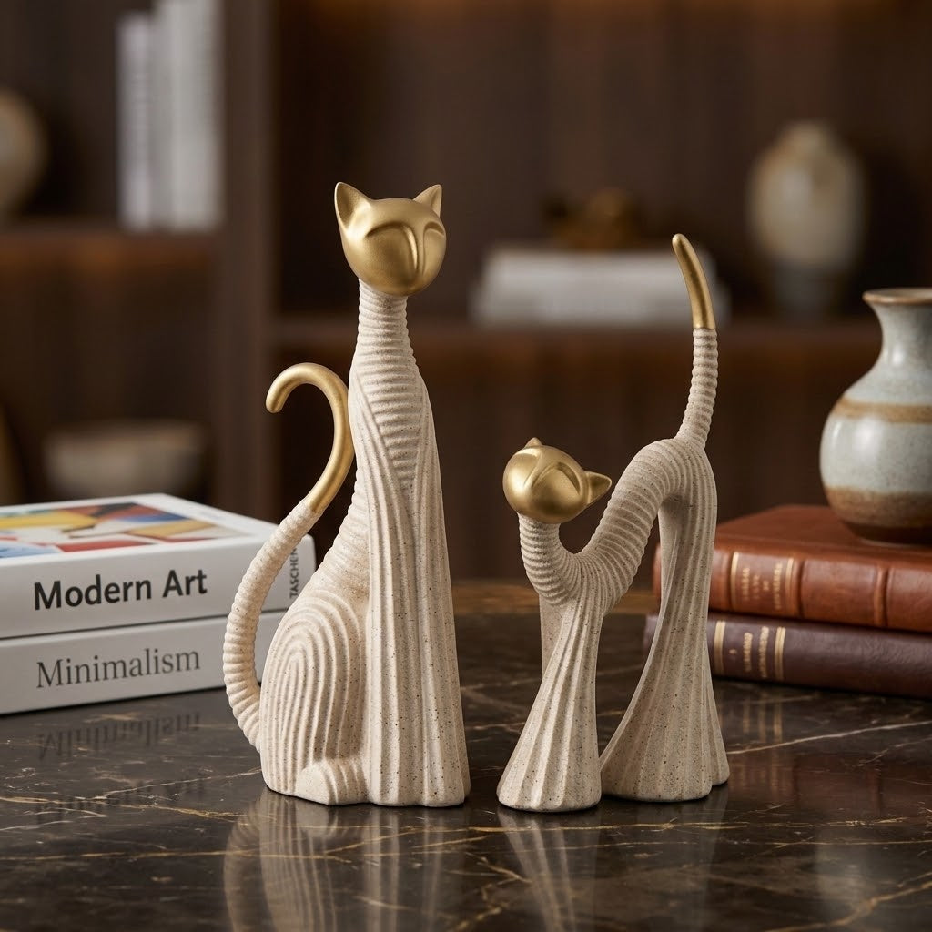 Modern Cat Set Of 2