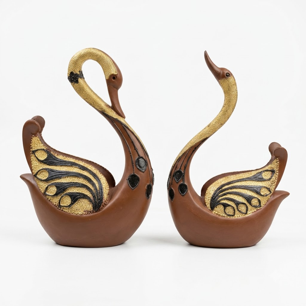 Swan Showpiece Set of 2
