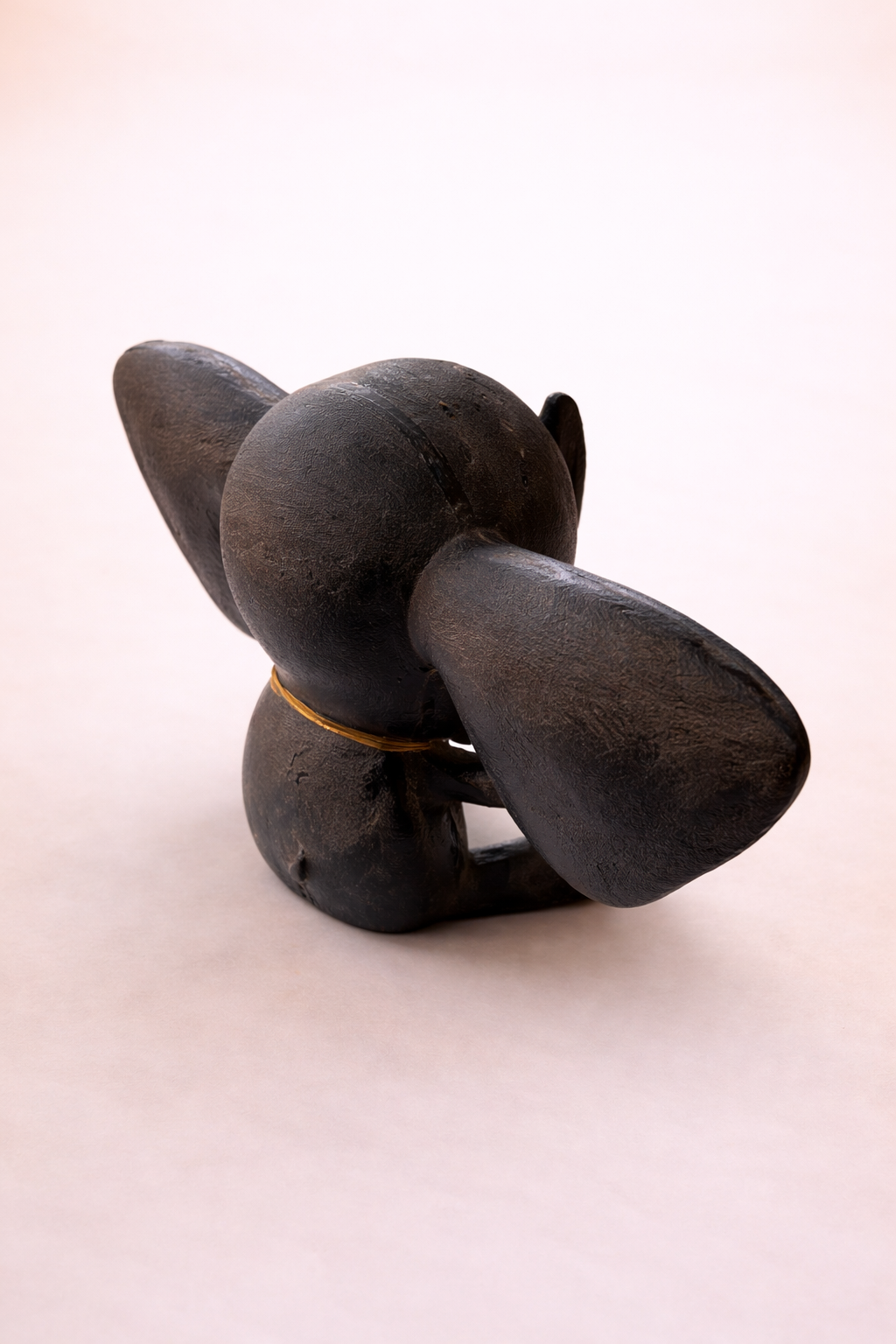 handcrafted abstract elephant sculpture