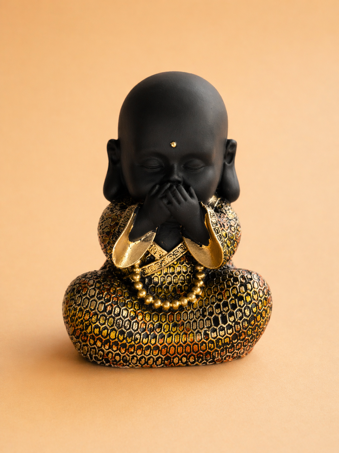 three wise monk showpiece set