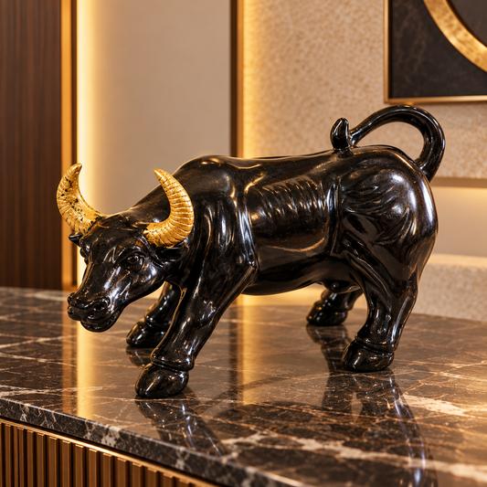Luxury Charging Bull Statue