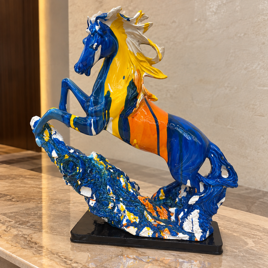 Color Splash Rearing Horse