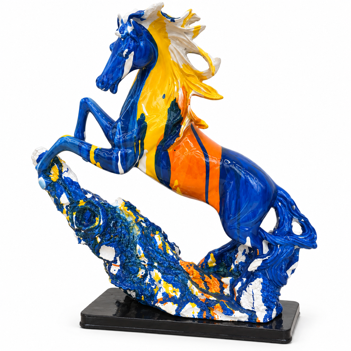 Color Splash Rearing Horse