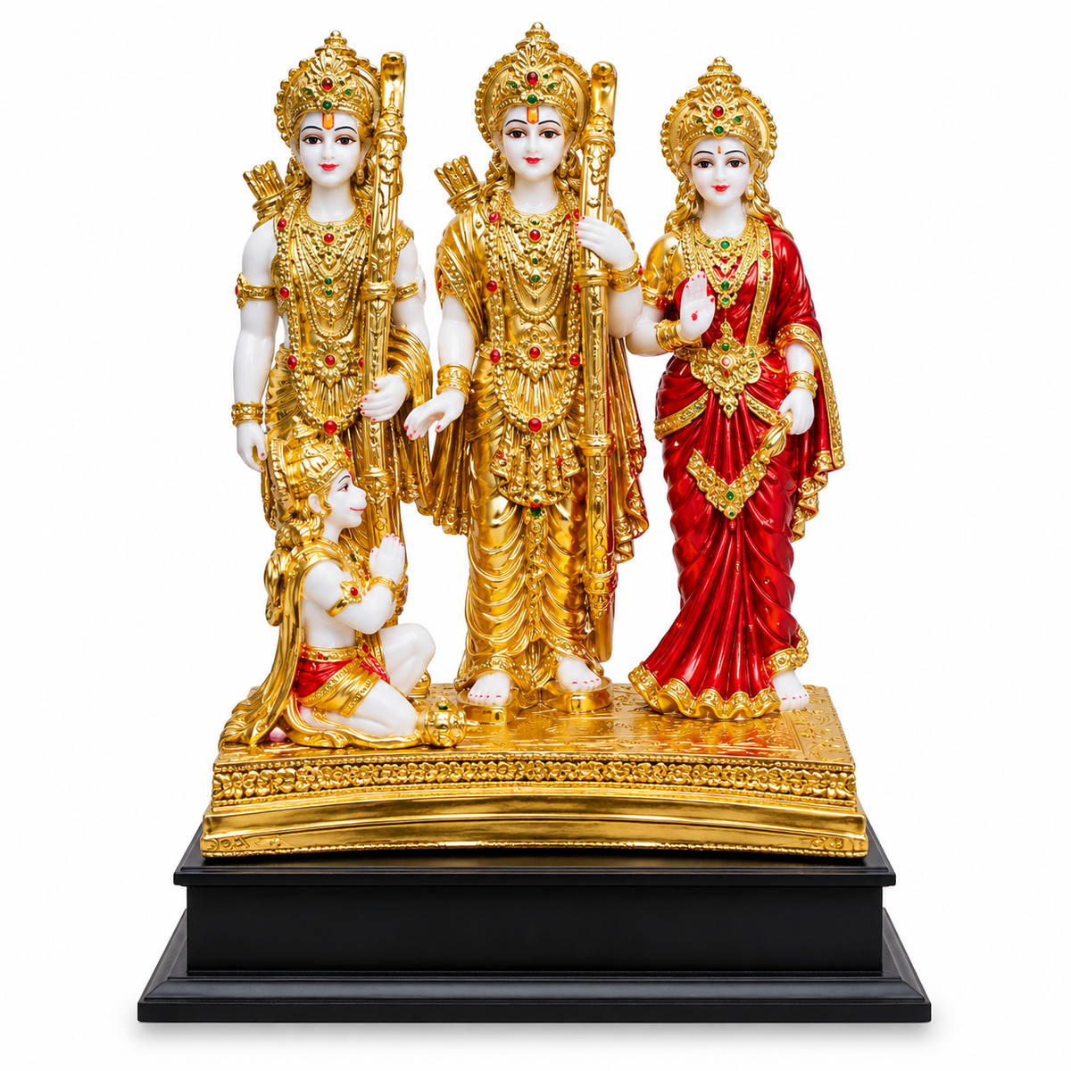 Premium Resin Ram Darbar (9x6.5x13.5 inches)