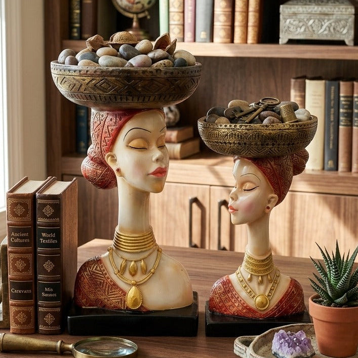 Lady Face Bowl Set Of 2