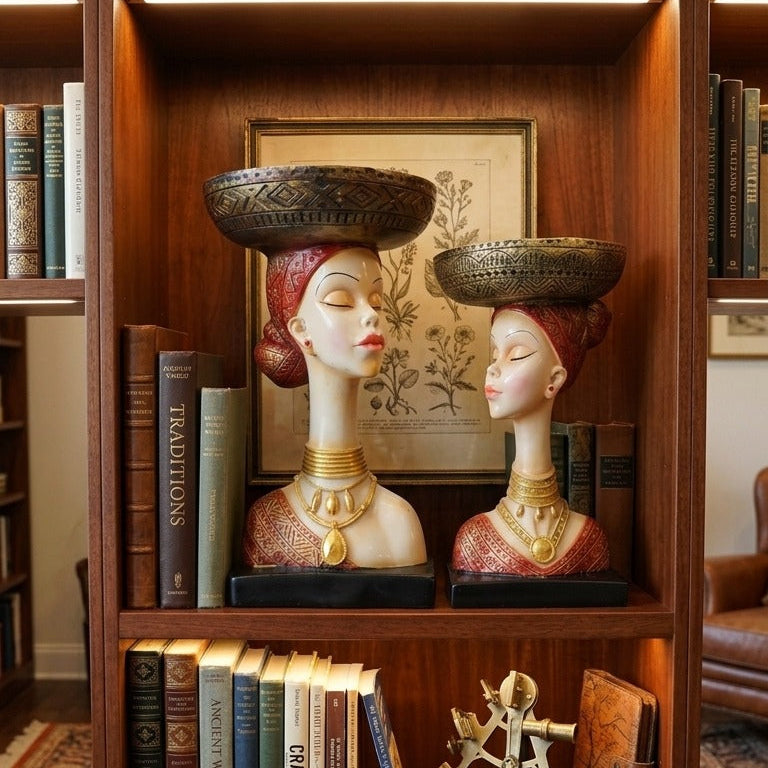 Lady Face Bowl Set Of 2