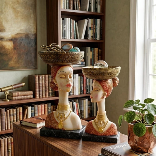 Lady Face Bowl Set Of 2