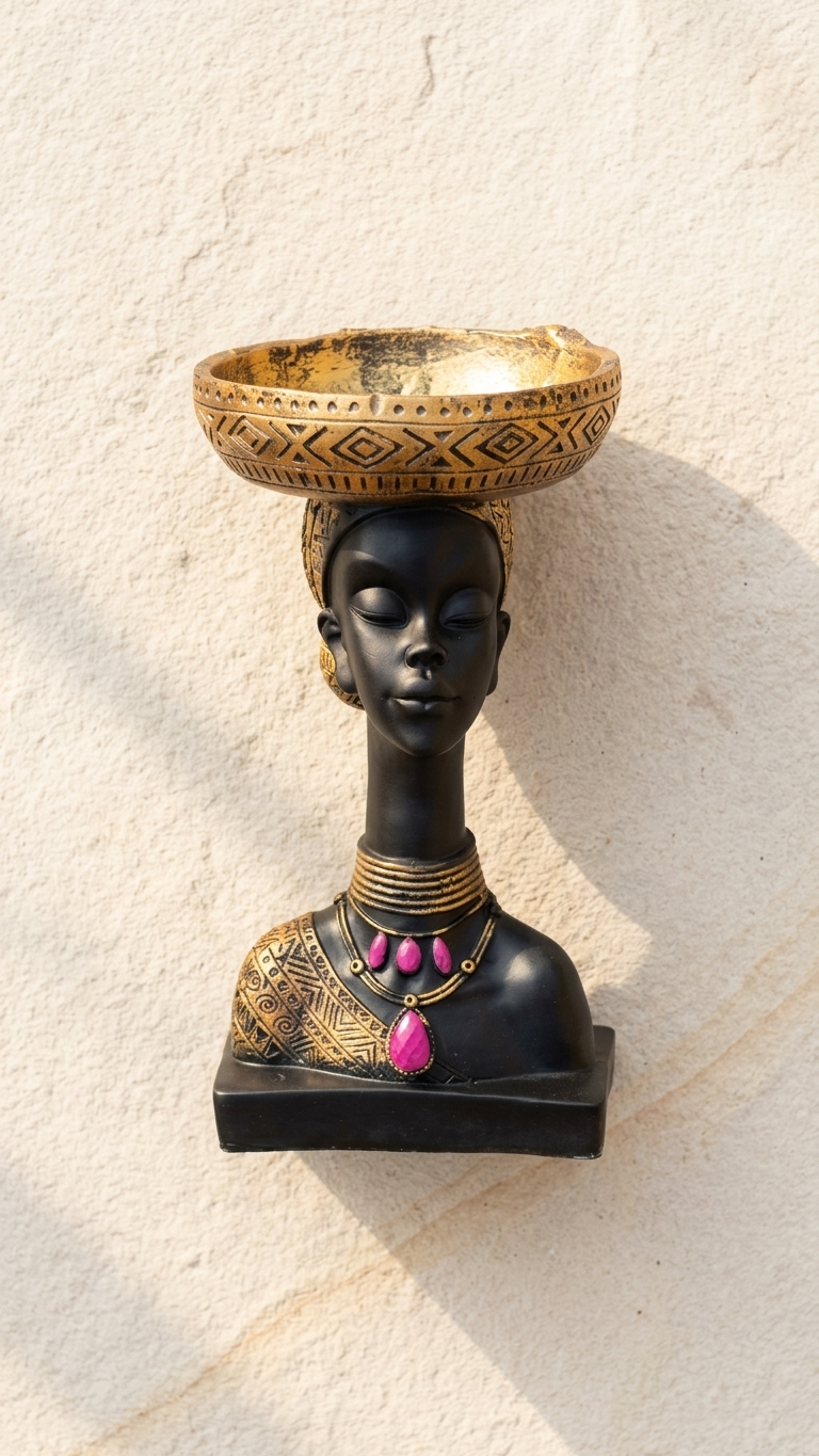 Handcrafted Tribal Lady Showpiece