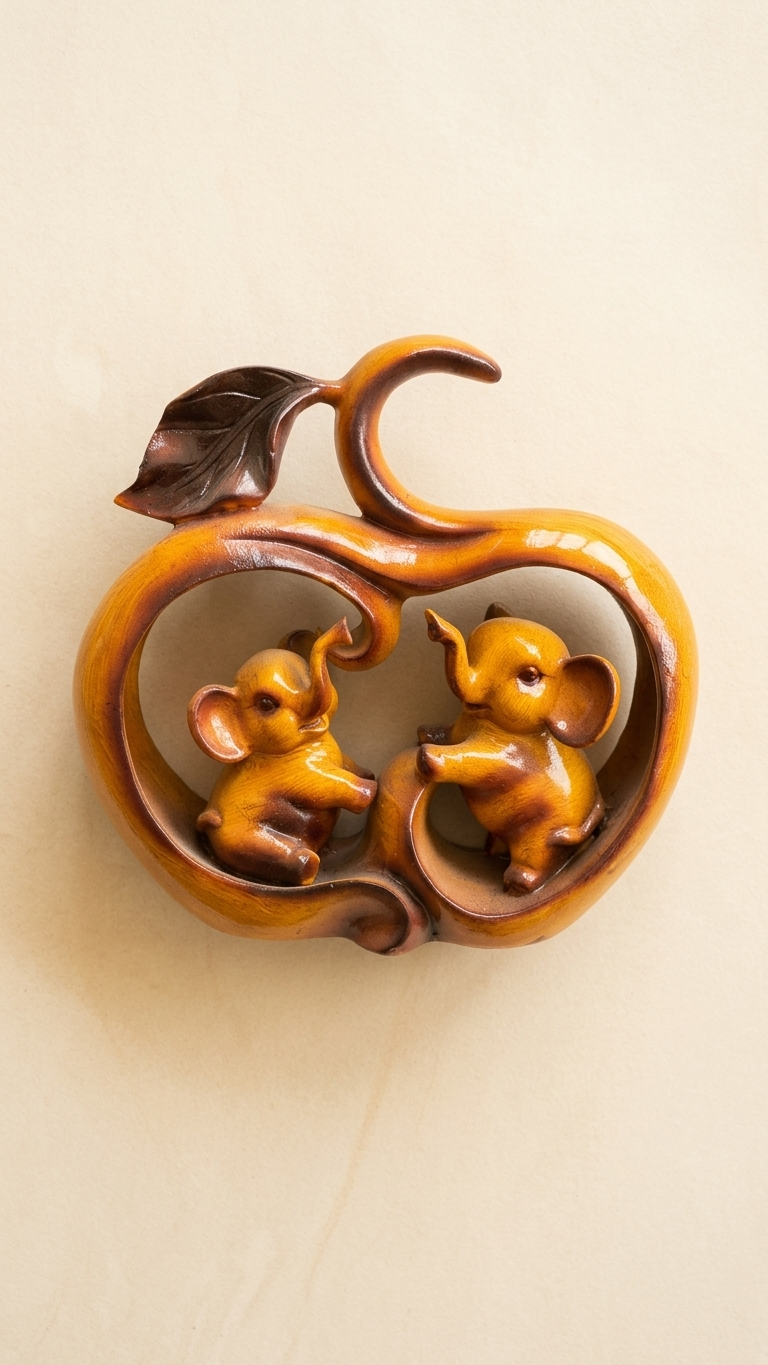 Handcrafted Elephant Family Showpiece