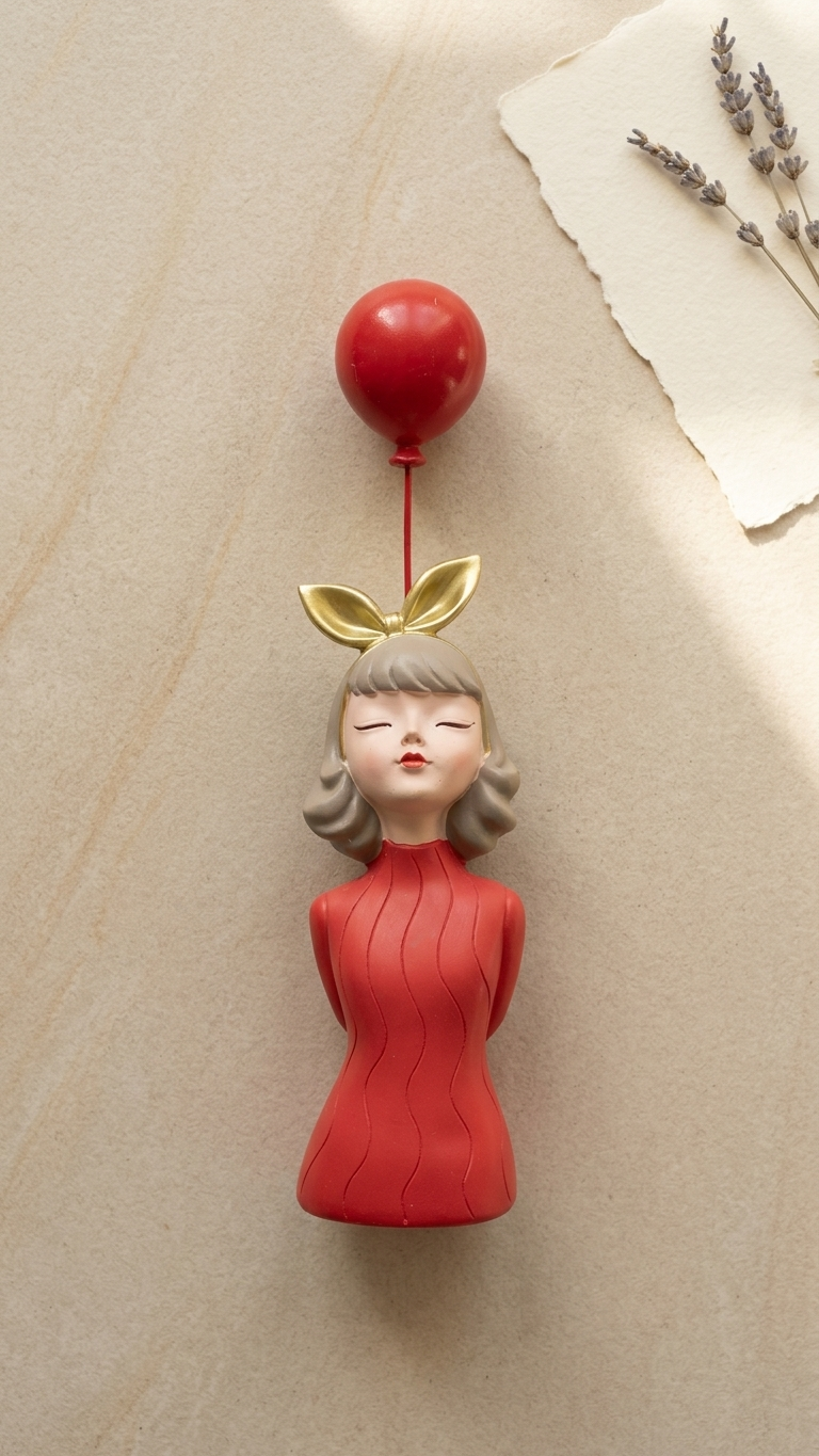Handcrafted girl balloon showpiece