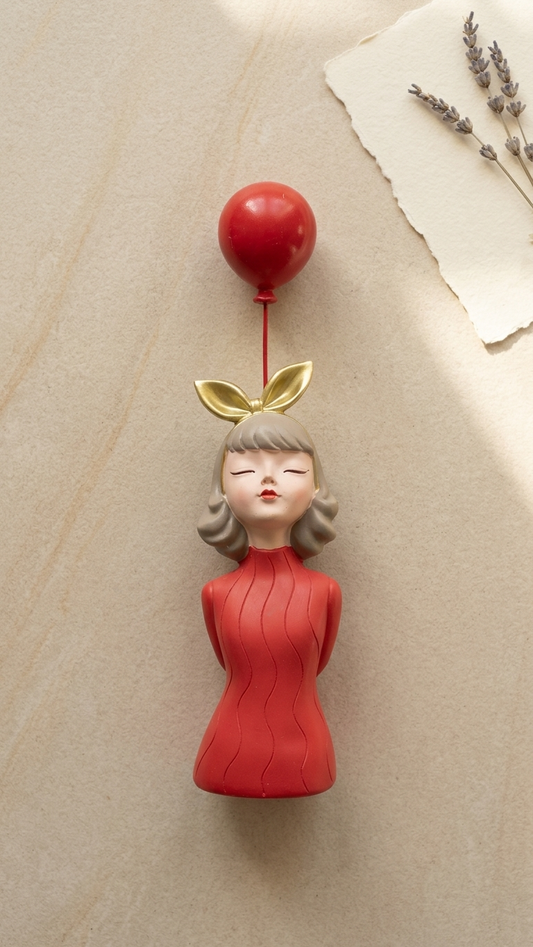 Handcrafted girl balloon showpiece