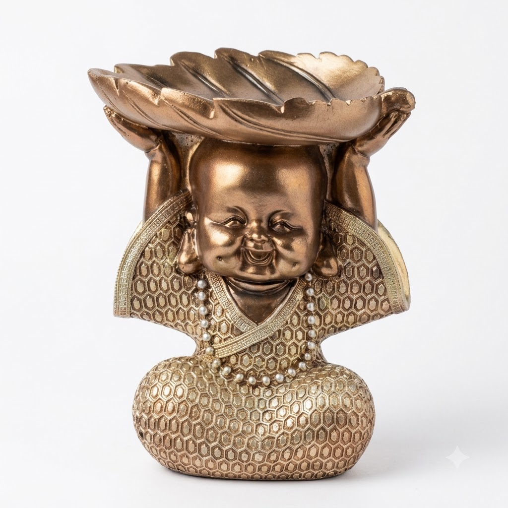 Golden Monk Lotus Bowl