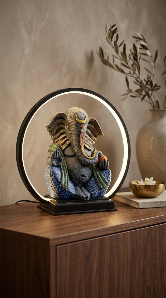 Handcrafted LED Ganesha Table Decor
