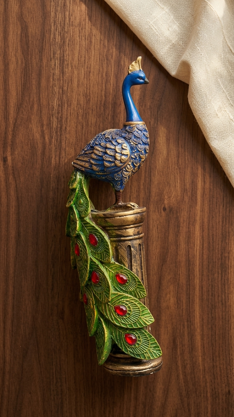 Peacock statue for home decor India – Premium Handcrafted Decorative Showpiece for Living Room & Office