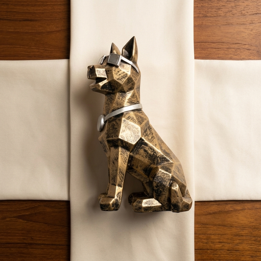 Handcrafted Modern Dog Showpiece