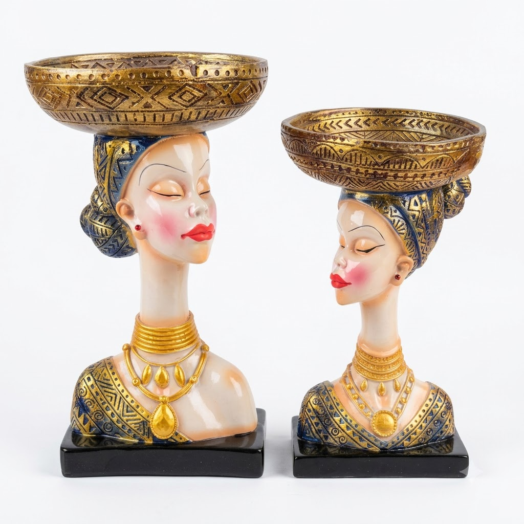 Lady Face Bowl Set of 2