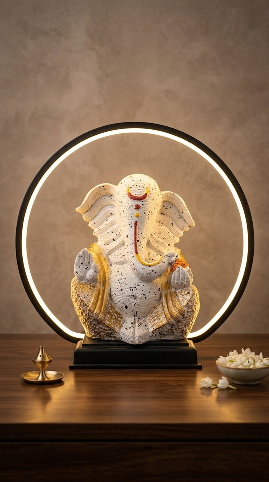 Handcrafted LED Ganesh Idol