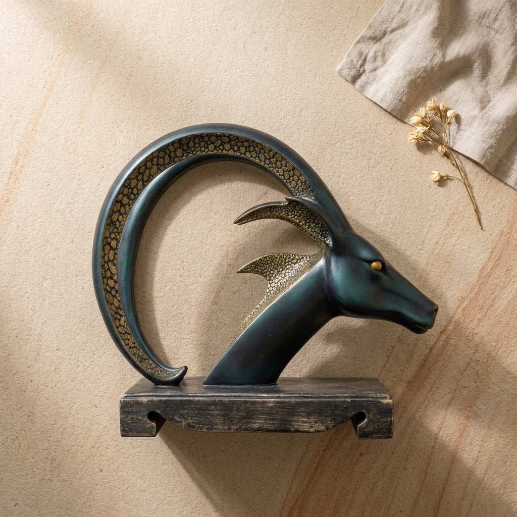 Deer Head Sculpture