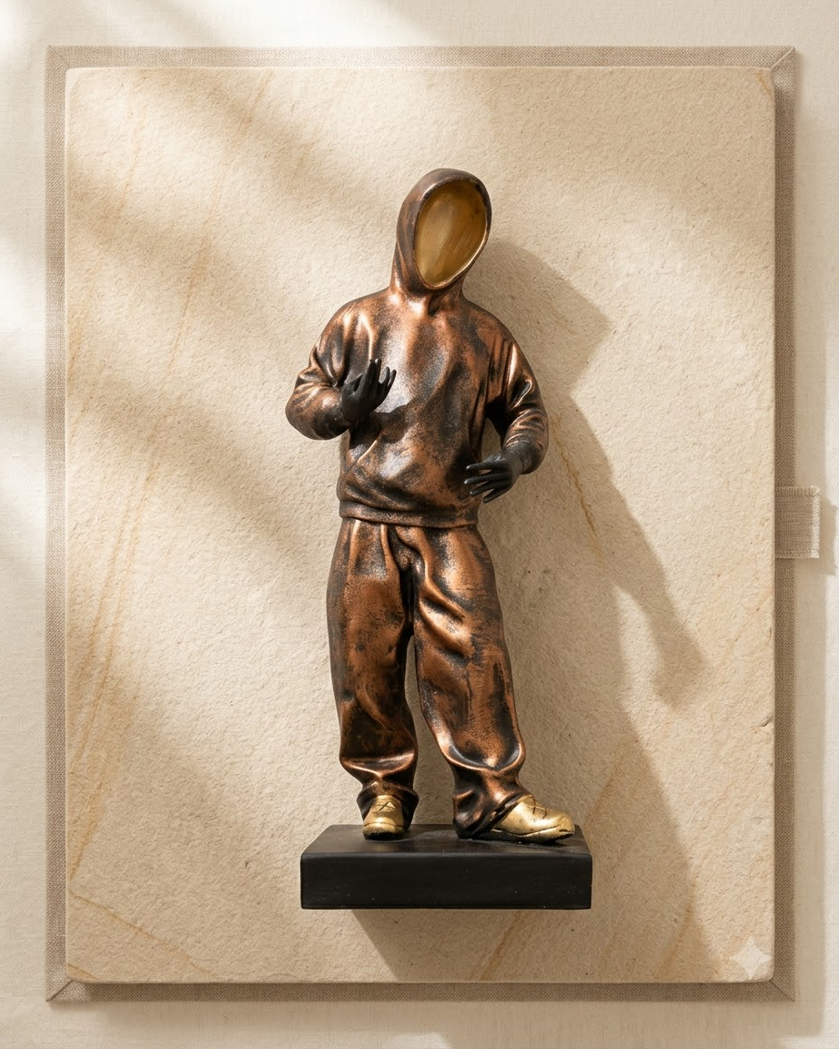 Faceless Man Sculpture for Home Decor