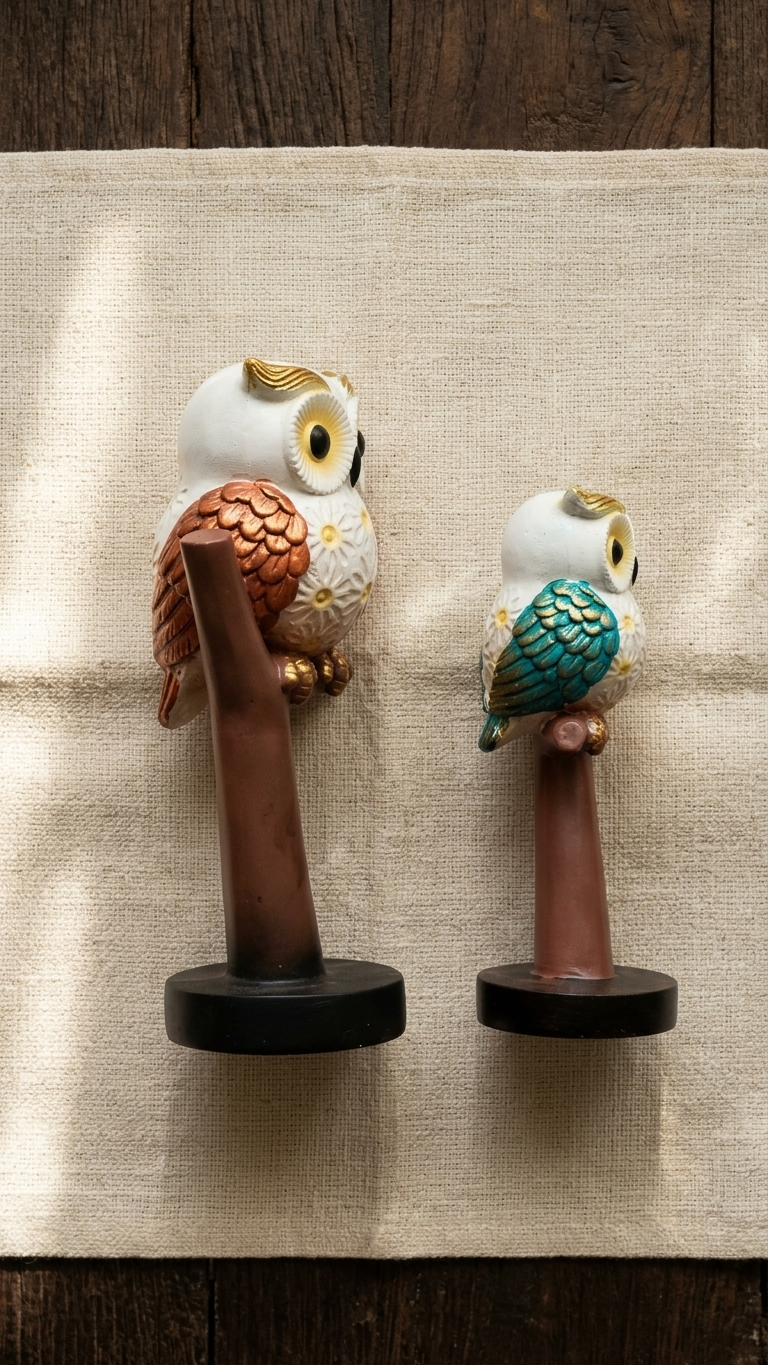 Owl showpiece for home decor India – Decorative Owl Figurine for Home & Office Decor India