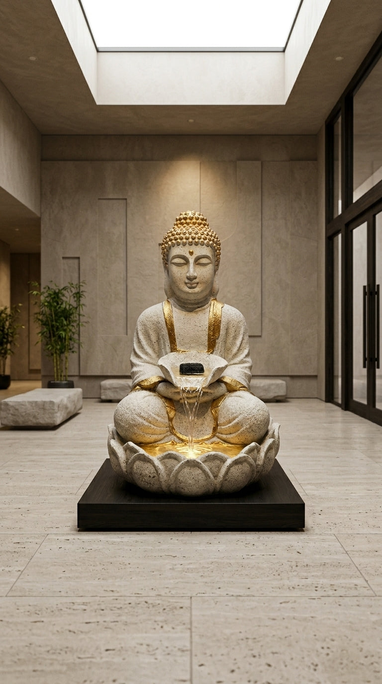 Handcrafted Luxury Buddha Water Fountain
