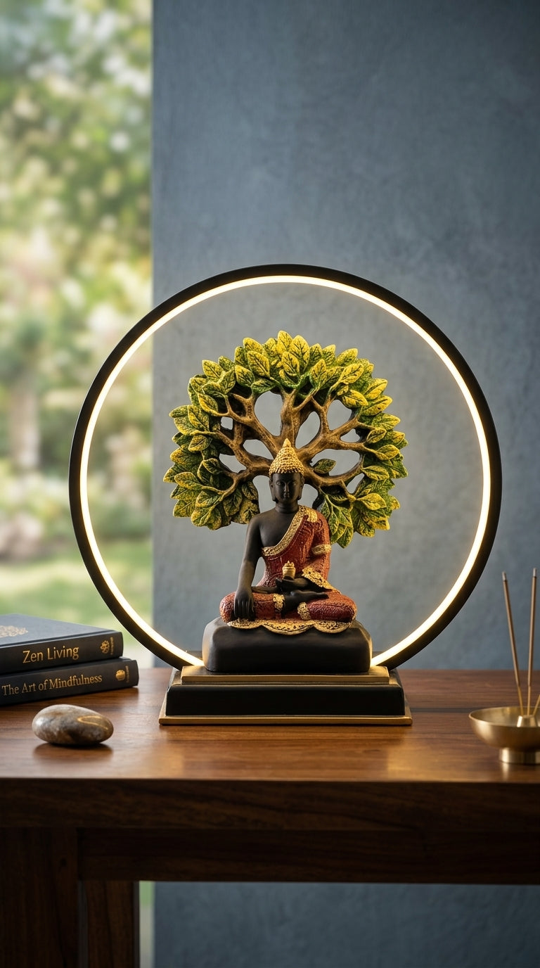 Handcrafted LED Buddha 
