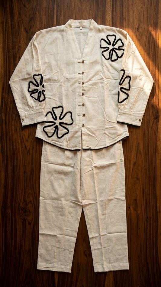 Premium Cotton Blend Co-Ord Set