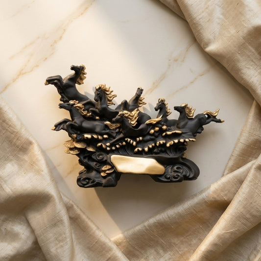 Handcrafted Seven Running Horses
