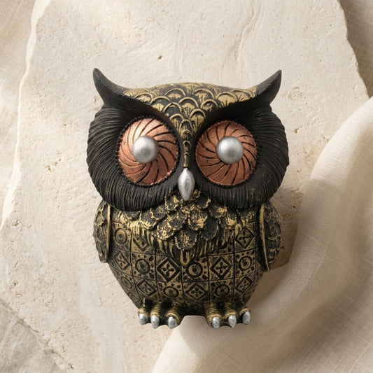 Handcrafted Vintage Owl Showpiece for Home Decor – Premium Sculpture